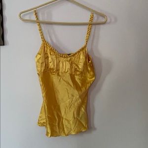 Bebe golden yellow tank